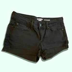 Black Low Rise Denizen from Levi's Shorts